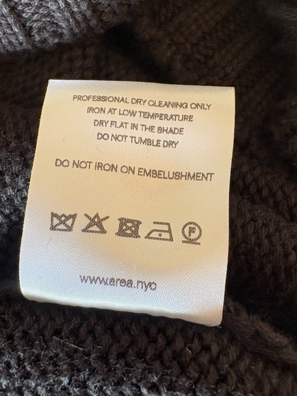 AREA | NWOT | Distressed Crystal Cardigan, Size: S - Picture 15 of 15
